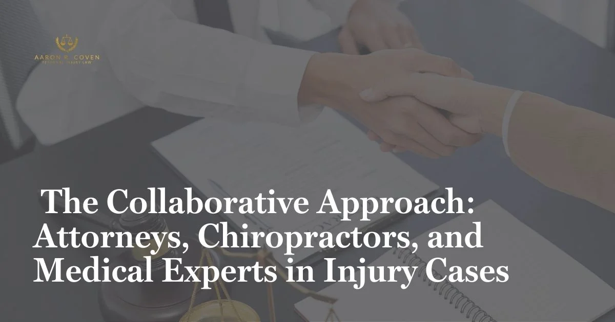 The Collaborative Approach: Attorneys, Chiropractors, and Medical Experts in Injury Cases