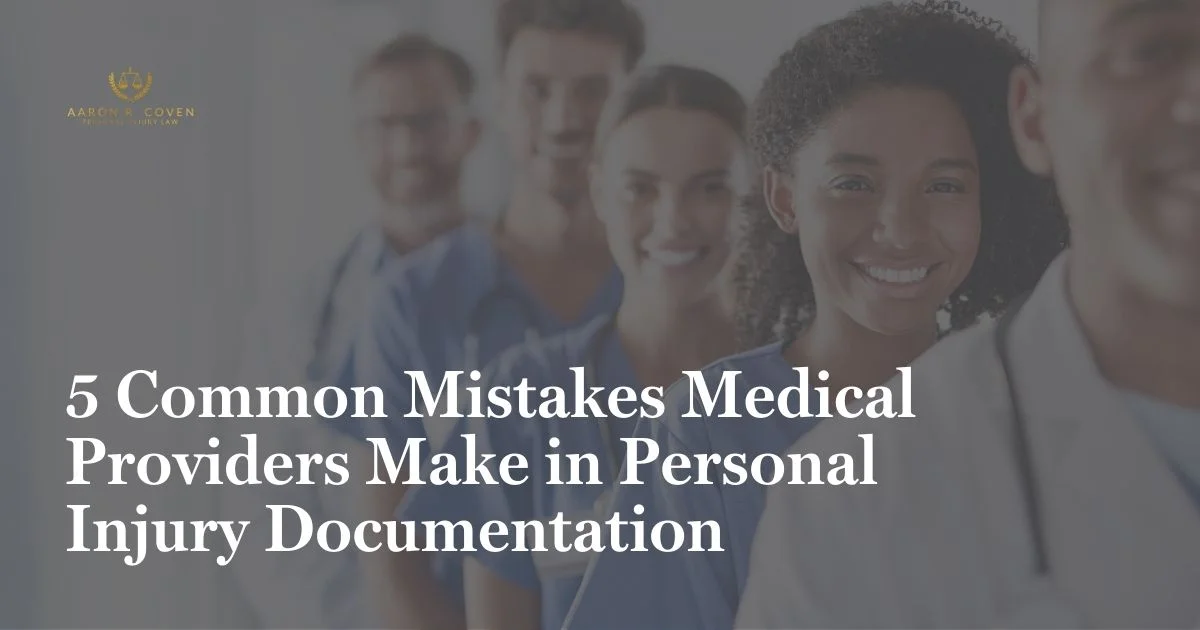 5 Common Mistakes Medical Providers Make in Personal Injury Documentation