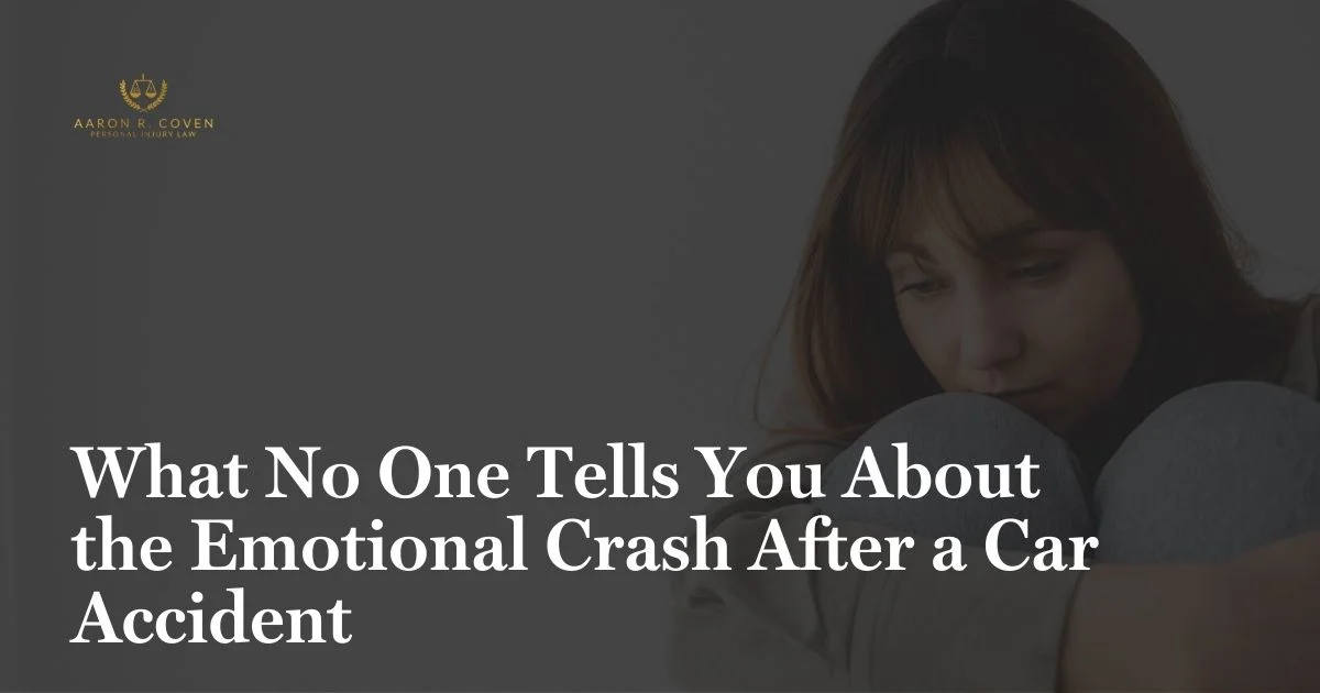 What No One Tells You About the Emotional Crash After a Car Accident