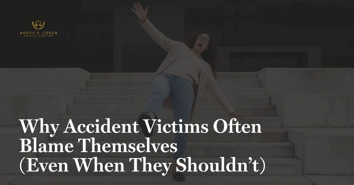 Why Accident Victims Often Blame Themselves (Even When They Shouldn’t)