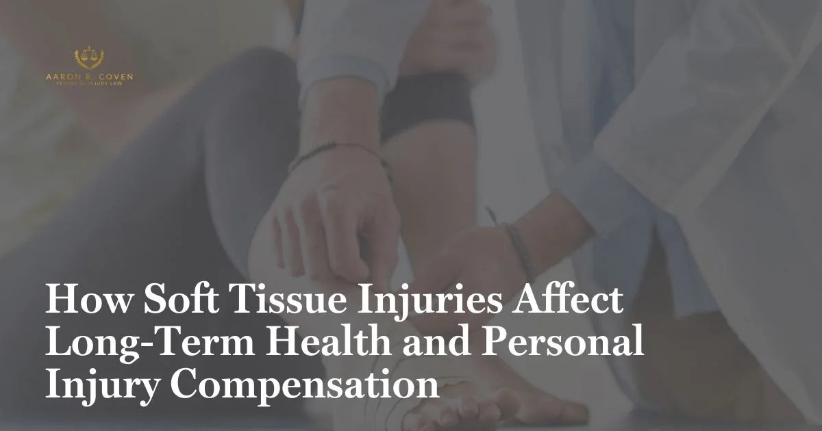 Beyond the Bruise: How Soft Tissue Injuries Affect Long-Term Health and Personal Injury Compensation