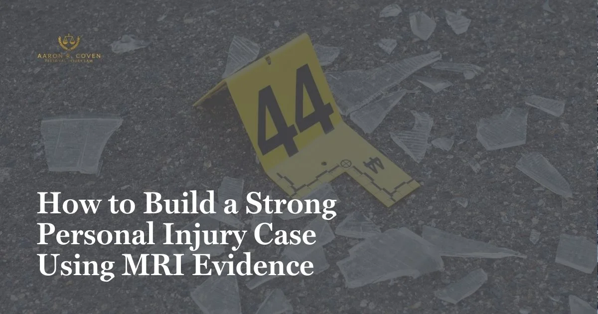How to Build a Strong Personal Injury Case Using MRI Evidence