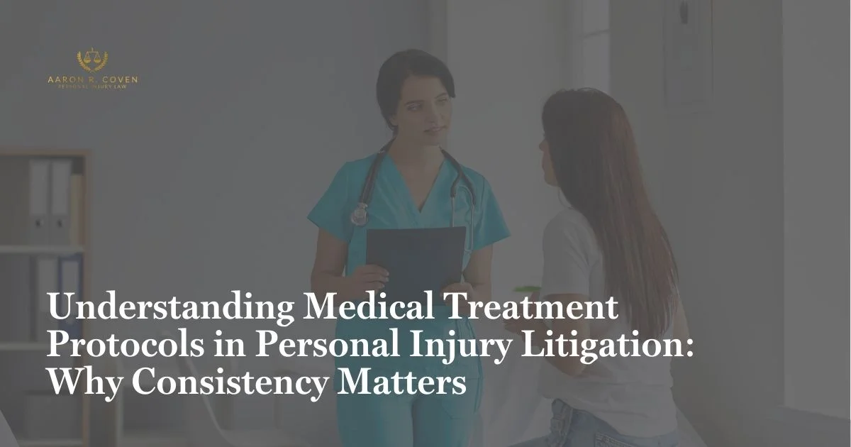 Understanding Medical Treatment Protocols in Personal Injury Litigation: Why Consistency Matters