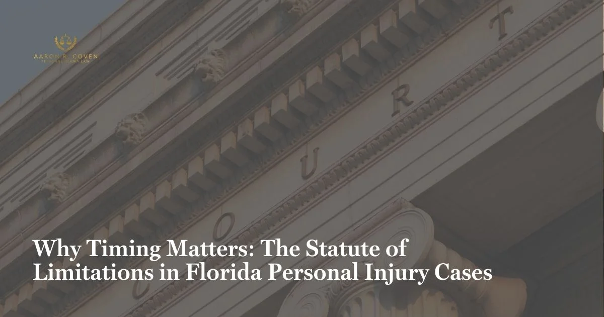 Why Timing Matters: The Statute of Limitations in Florida Personal Injury Cases