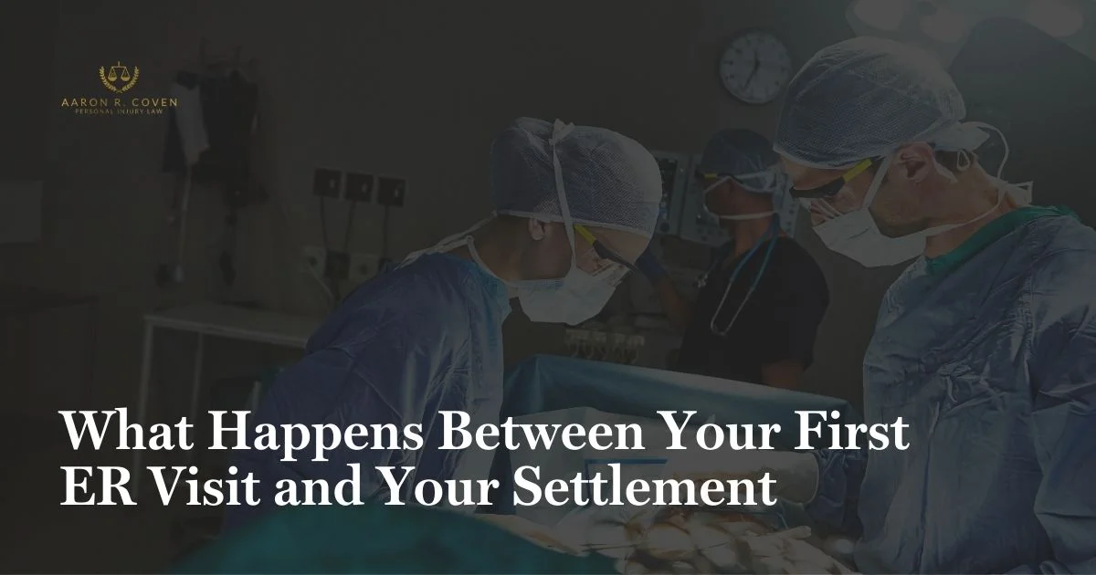 What Happens Between Your First ER Visit and Your Settlement